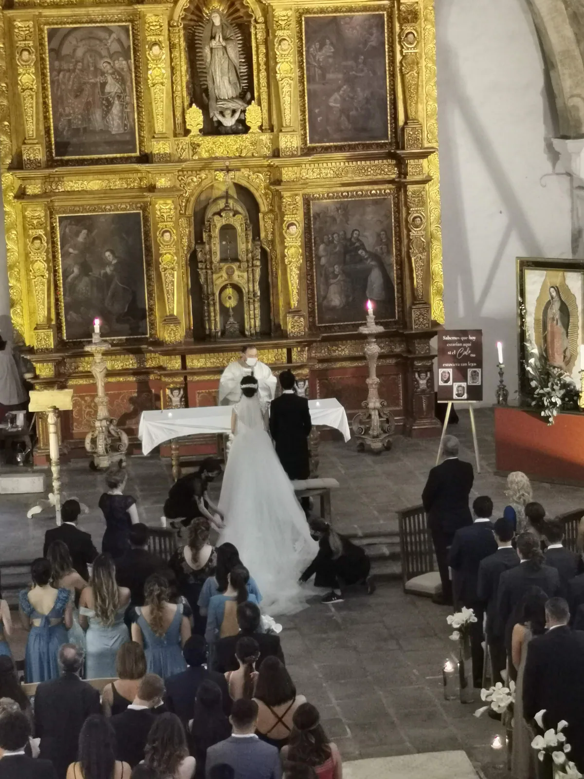Misa de boda en la capilla de Hacienda de Caltengo, Tepeji del Río